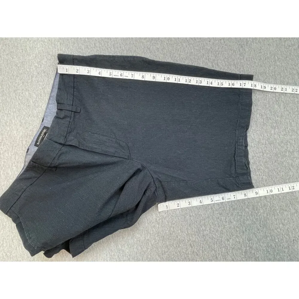 Banana Republic Shorts Mens‎ 32 Navy Blue Cotton Stretch Aiden Club 9